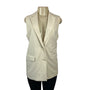 Uniqlo Women's Cream Blazer Vest Size XS