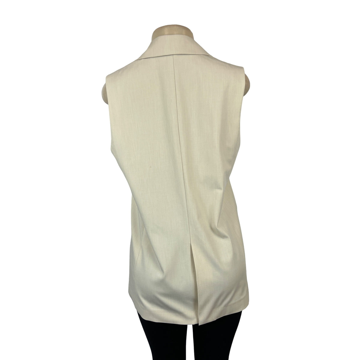 Uniqlo Women's Cream Blazer Vest Size XS