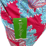 Lilly Pulitzer Womens Avenue Shorts Coral Reef Print Casual Shorts Size 4 - New