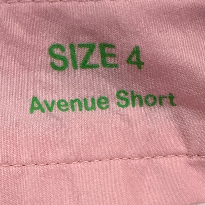 Lilly Pulitzer Womens Avenue Shorts Coral Reef Print Casual Shorts Size 4 - New