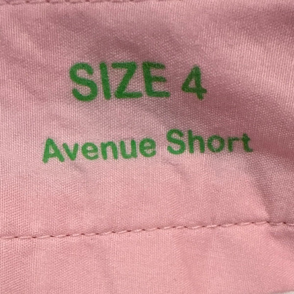 Lilly Pulitzer Womens Avenue Shorts Coral Reef Print Casual Shorts Size 4 - New