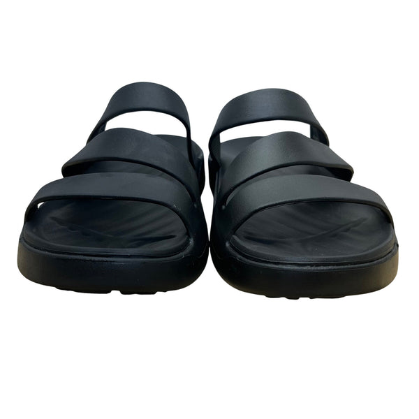 Crocs Women’s Black EVA Getaway Strappy Slide Sandals Size W8