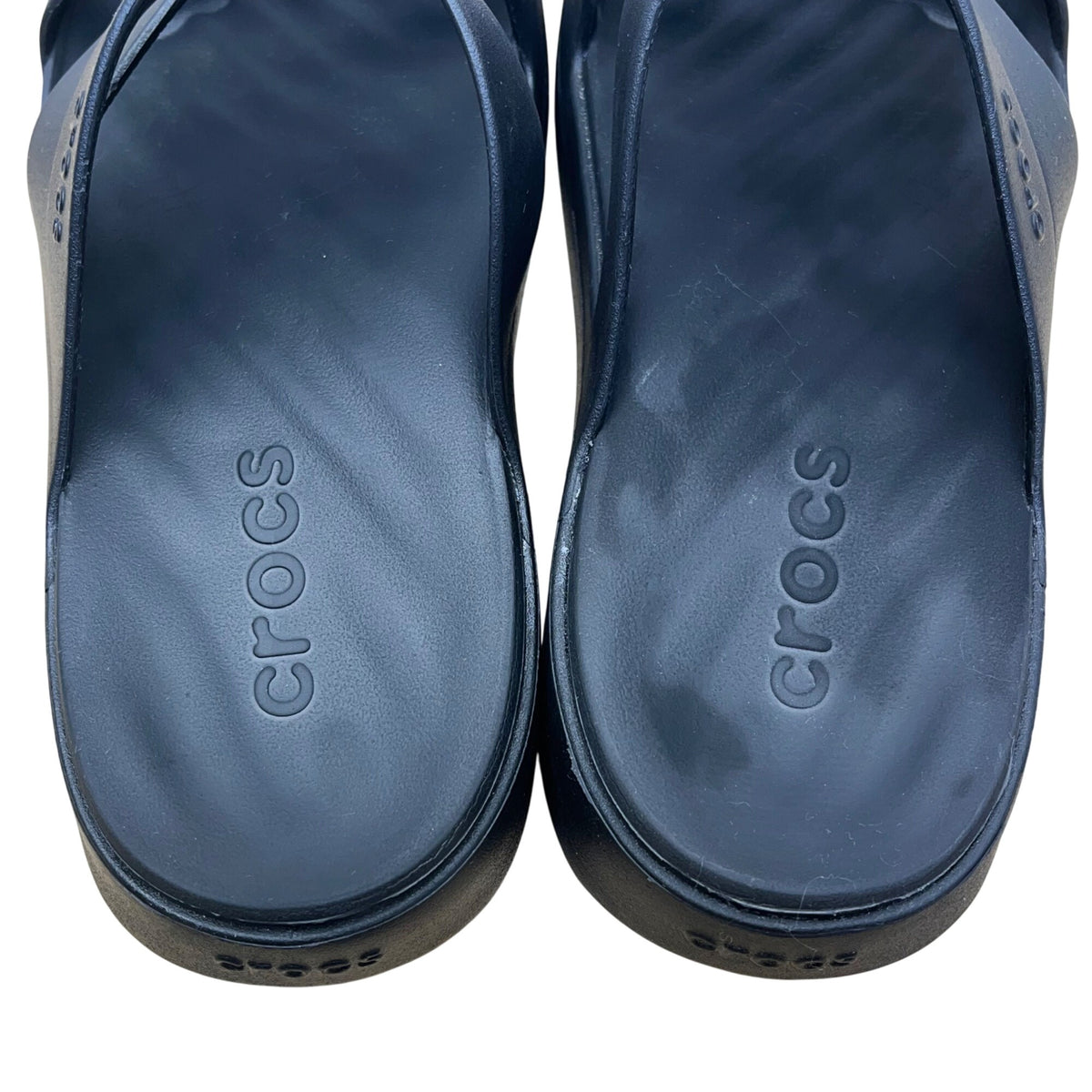 Crocs Women’s Black EVA Getaway Strappy Slide Sandals Size W8