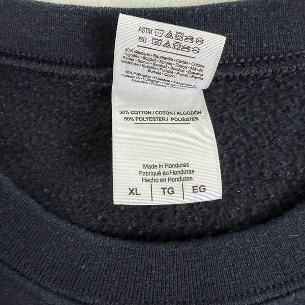 Gildan Unisex Black Crewneck Sweatshirt California Republic Graphic Sz XL