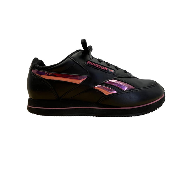 Vintage Reebok Womens Pink & Black Classic CL Exertion Low Sneakers Size 9.5 US