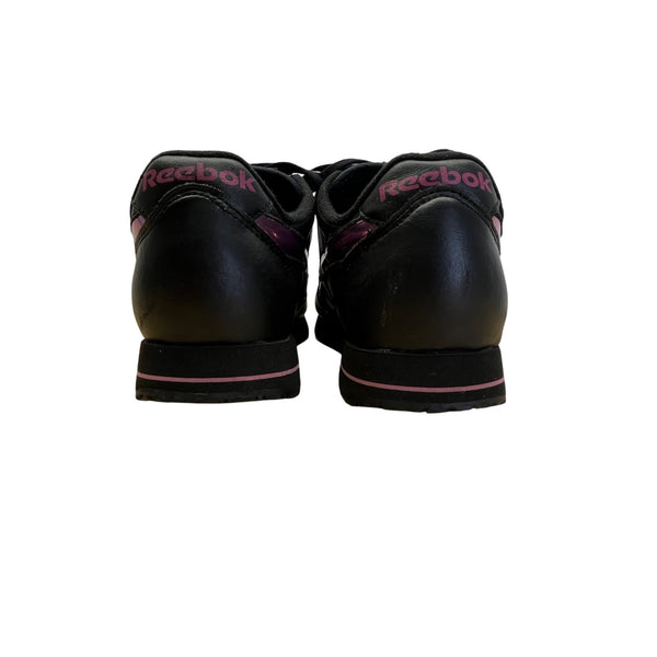 Vintage Reebok Womens Pink & Black Classic CL Exertion Low Sneakers Size 9.5 US