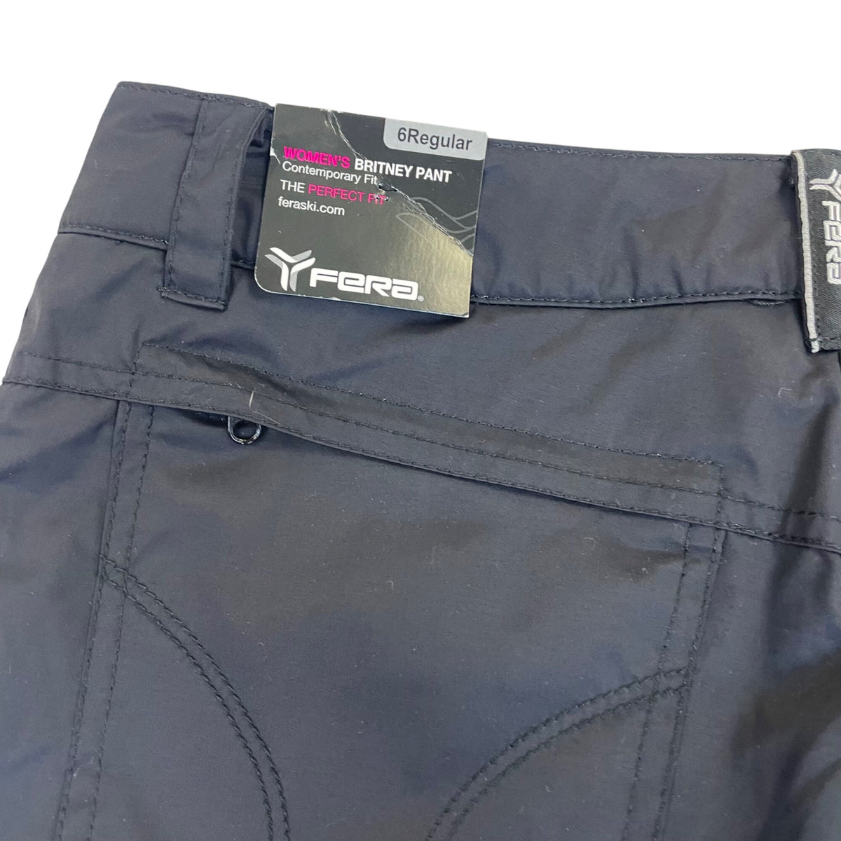Fera Womens Black Contemporary Fit Britney Ski Pants Size 6 - New