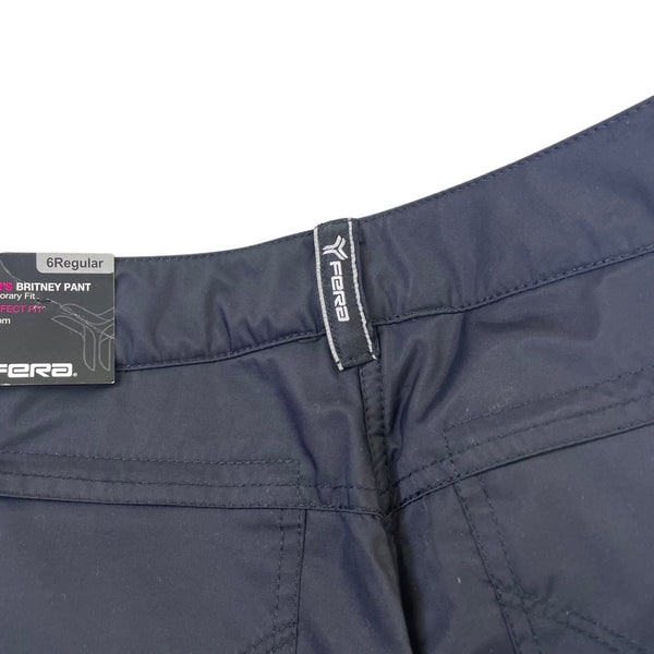 Fera Womens Black Contemporary Fit Britney Ski Pants Size 6 - New