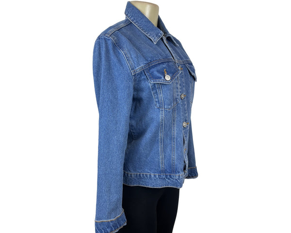 Hudson Women's Blue Denim Jacket Size L/XL