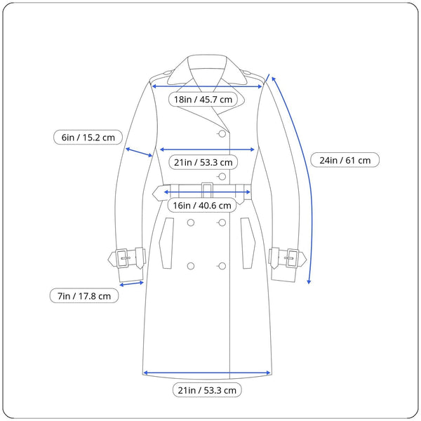 Hilary Radley Black Trench Coat With Belt & Floral Lining