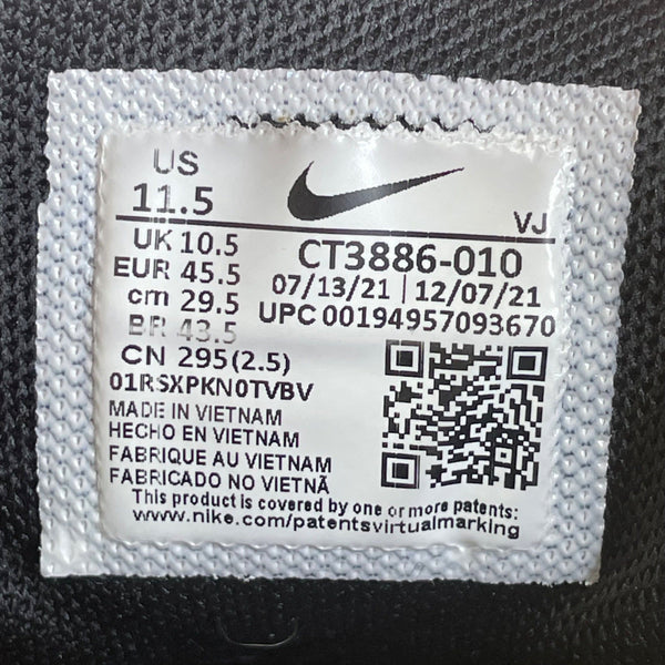Nike Men’s Black & White Free Metcon 4 Training Sneakers Size 11.5
