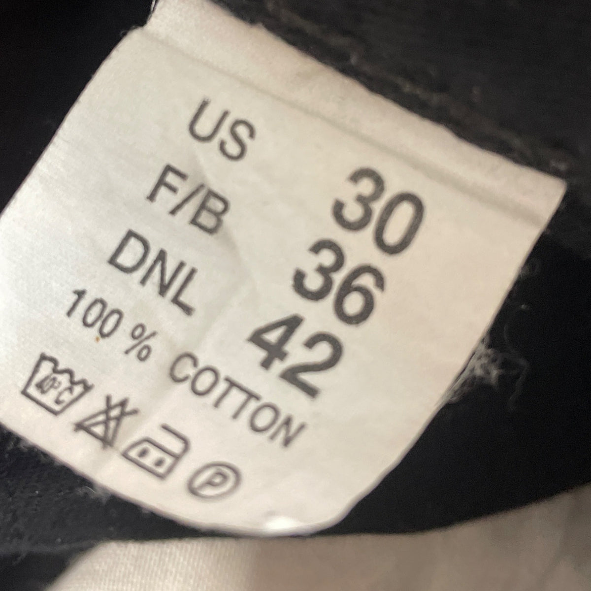 Versace Jeans Couture Black Denim Straight-Leg Jeans Mens Button Fly Size 30