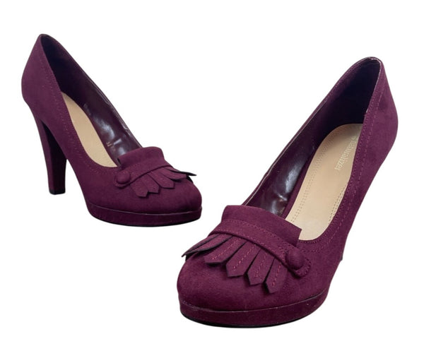 Naturalizer Merlot Fringe Womens Pumps 9.5M