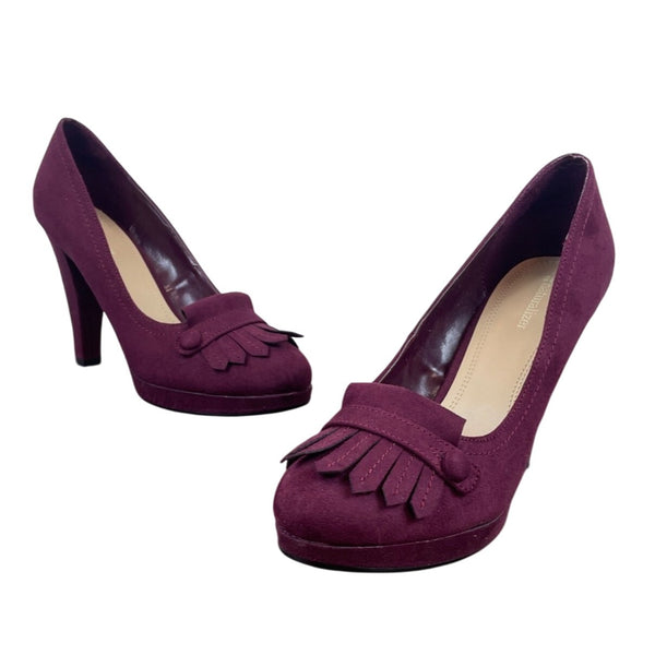 Naturalizer Merlot Fringe Womens Pumps 9.5M