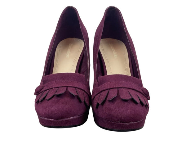 Naturalizer Merlot Fringe Womens Pumps 9.5M