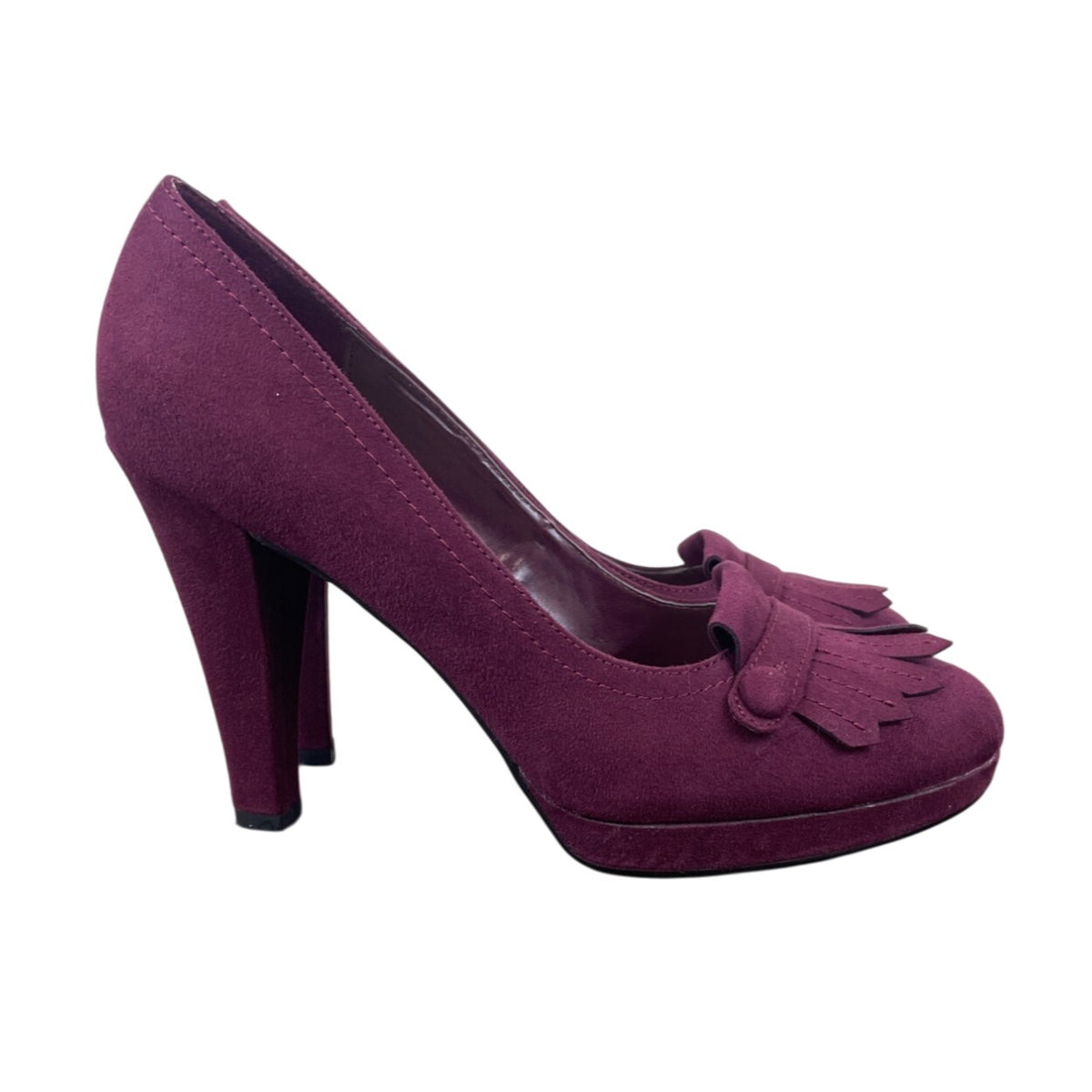 Naturalizer Merlot Fringe Womens Pumps 9.5M