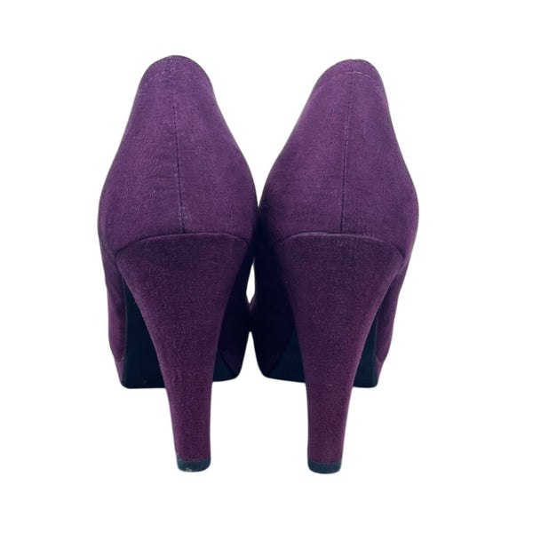 Naturalizer Merlot Fringe Womens Pumps 9.5M