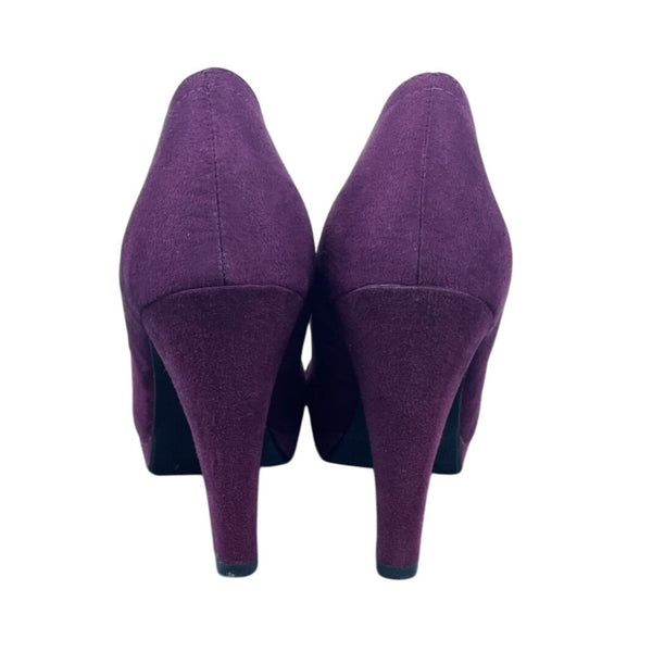 Naturalizer Merlot Fringe Womens Pumps 9.5M