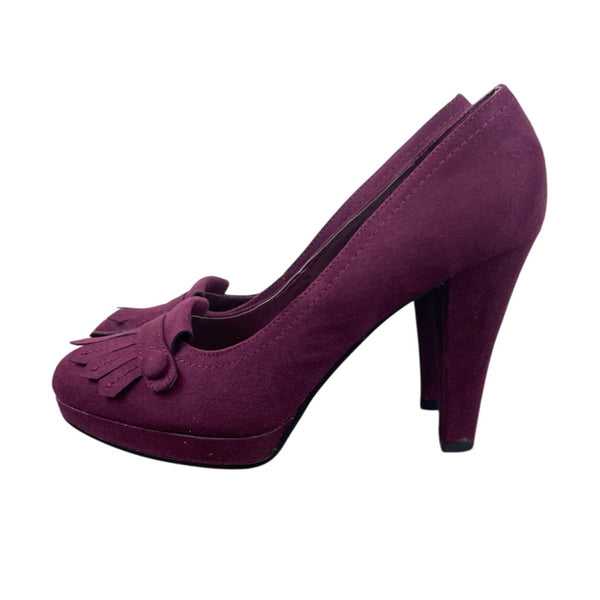 Naturalizer Merlot Fringe Womens Pumps 9.5M