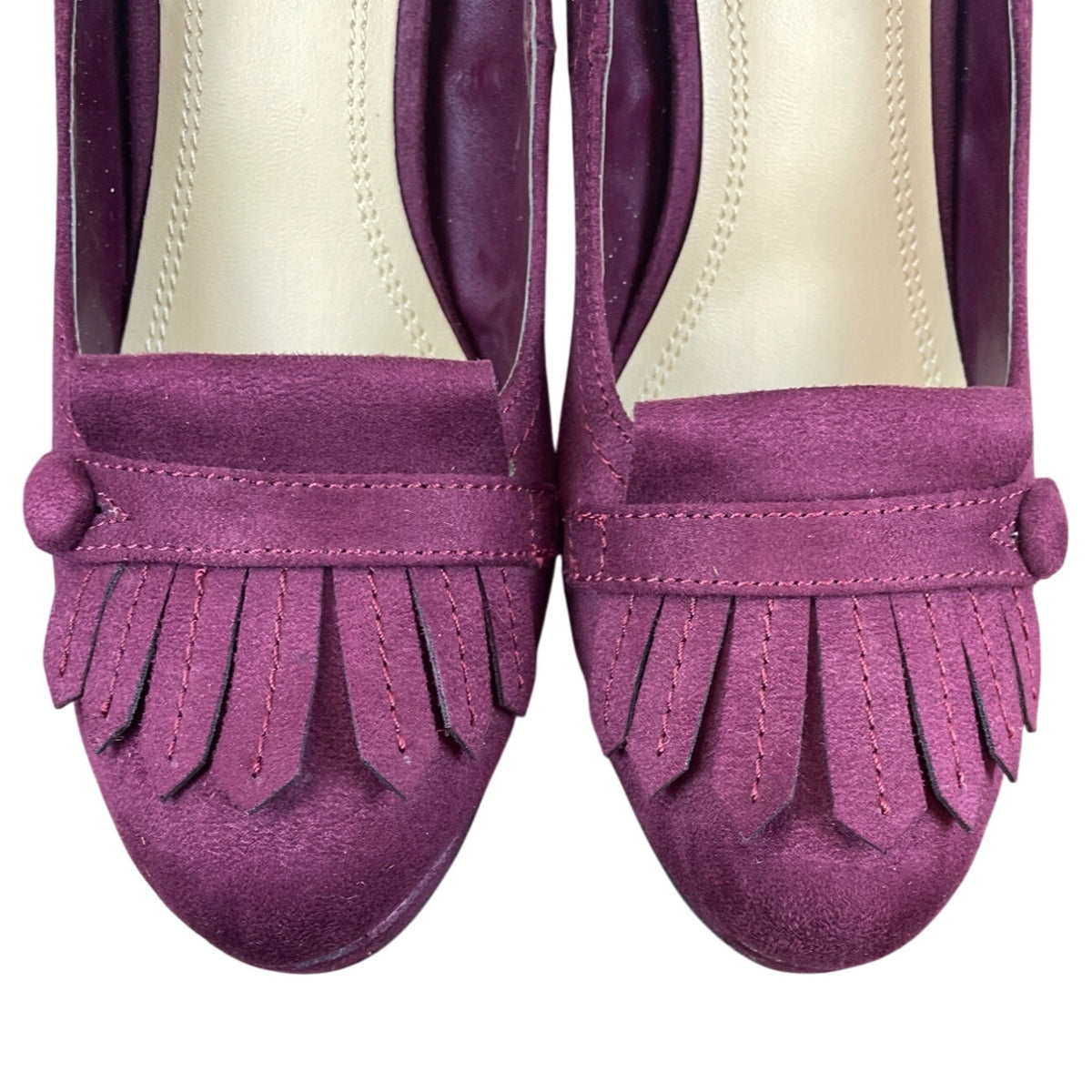 Naturalizer Merlot Fringe Womens Pumps 9.5M