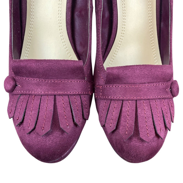 Naturalizer Merlot Fringe Womens Pumps 9.5M