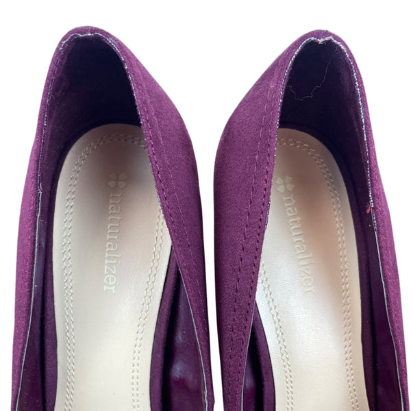 Naturalizer Merlot Fringe Womens Pumps 9.5M