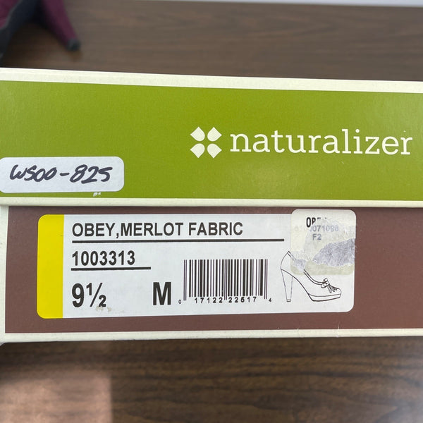 Naturalizer Merlot Fringe Womens Pumps 9.5M
