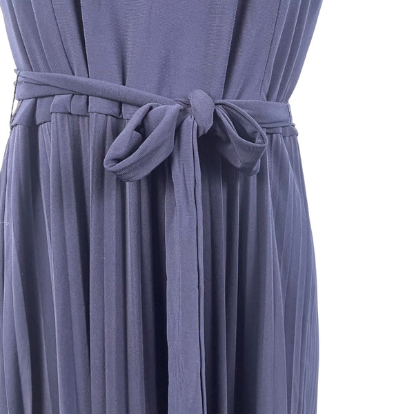 Tommy Hilfiger Women Navy & Green Sleeveless Fit & Flare Midi Dress Sz 10 - New