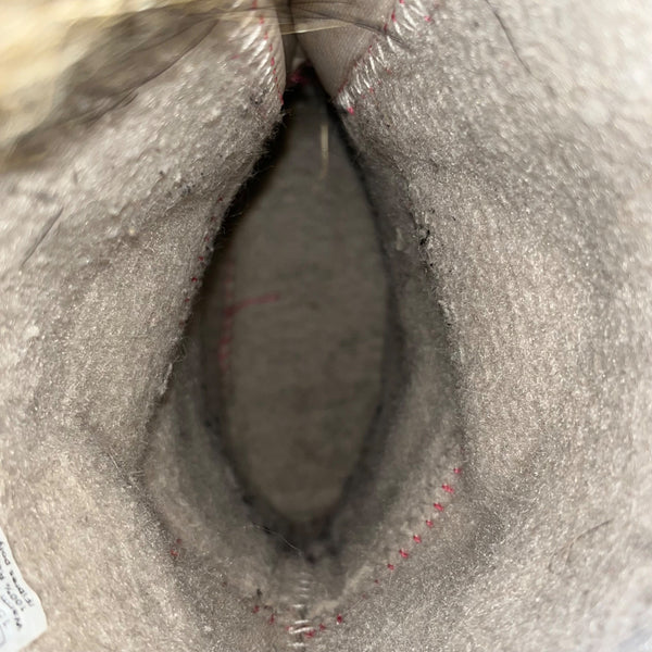 Sorel Women’s Brown & Navy Blue Faux Fur Lace Up Winter Snow Boots Size 7