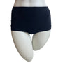 Black High-Waisted Womens Briefs Eco-Friendly Seamless Underwear Sz M- NEW