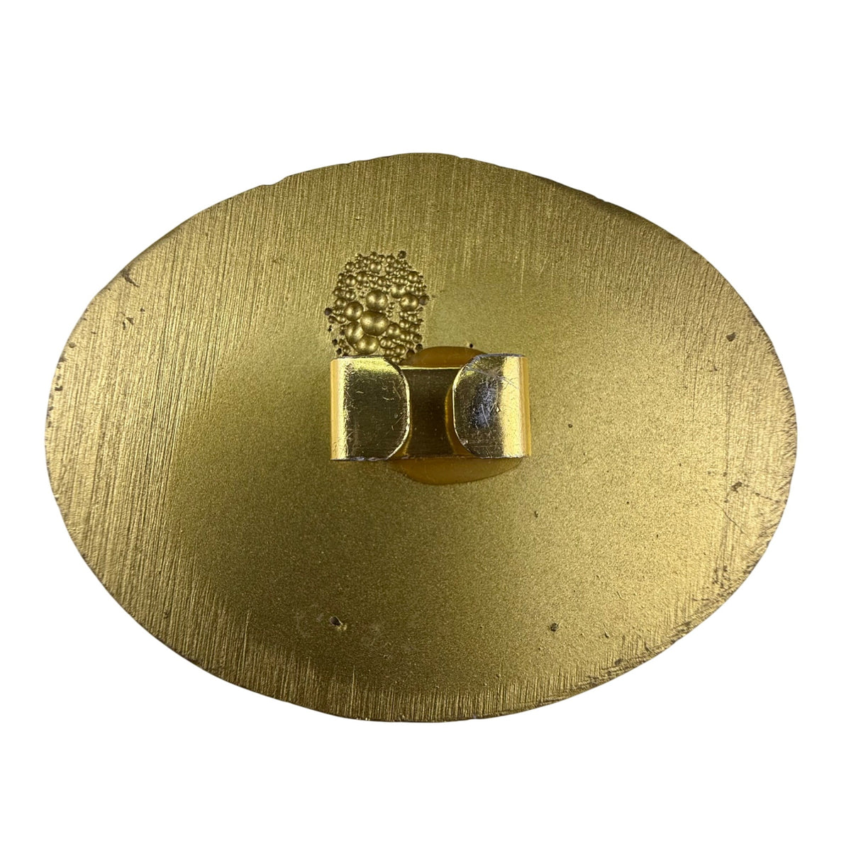 Vintage Oval Tree Of Life With Rhinestones Belt Buckle