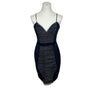 Liu Jo Womens Navy & Gray Lace Detail Bodycon Dress Sz 44 - New