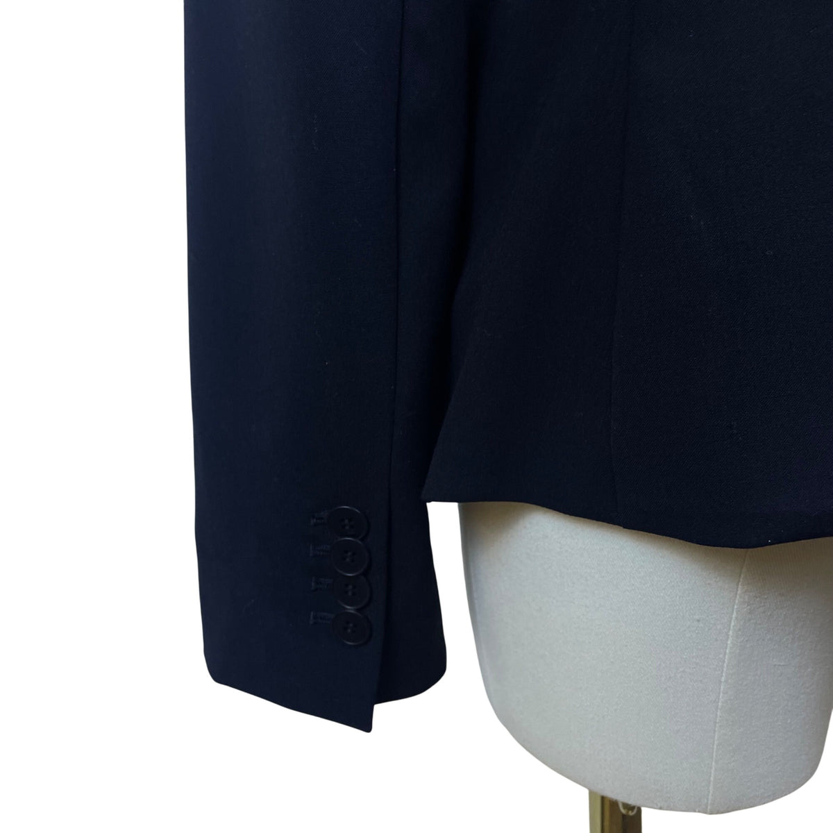 Aqua Women's Black Studded Collar Blazer Size 6 Stylish One Button