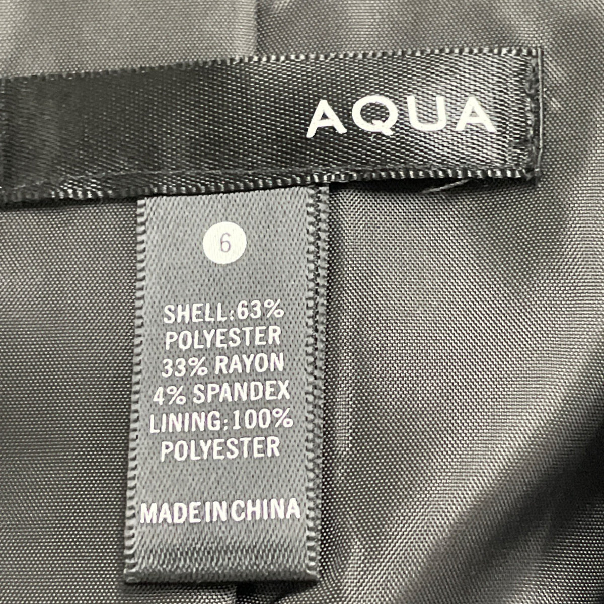 Aqua Women's Black Studded Collar Blazer Size 6 Stylish One Button