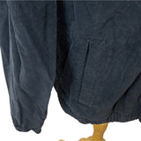 Urban Outfitters Mens Black Zipper Closure Waist Band Corduroy Jacket Sz L - NEW