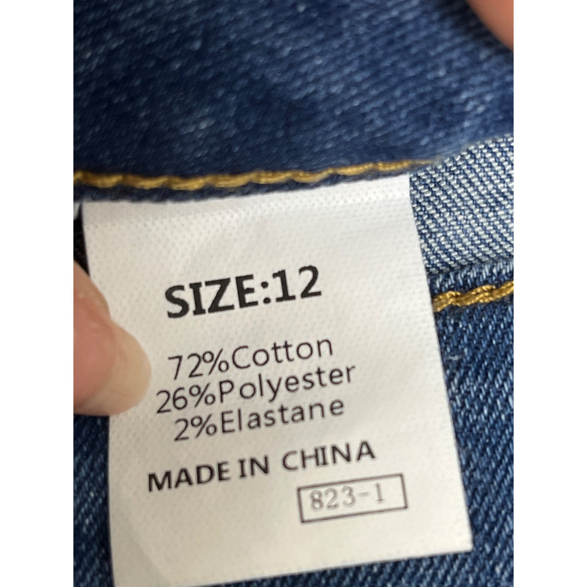 Sidefeel Womens Blue Denim High-Waisted Rolled Hem Shorts Size 12 Stretchy Casual Wear