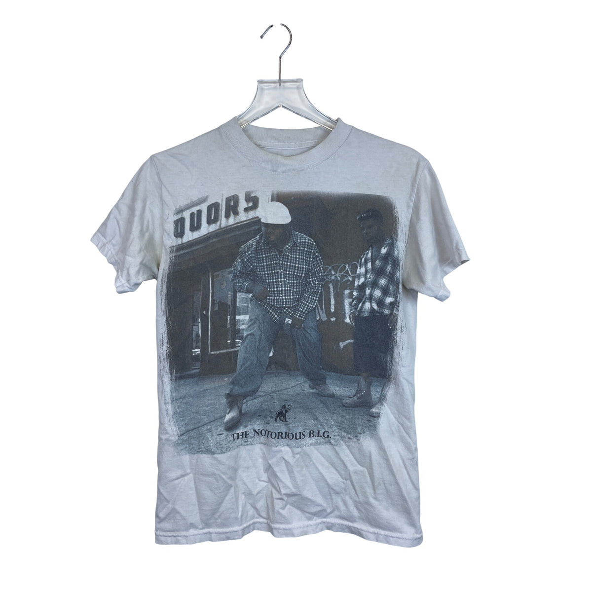 Brooklyn Mint Mens White 100% Cotton Notorious B.I.G. Graphic T-Shirt S Streetwear
