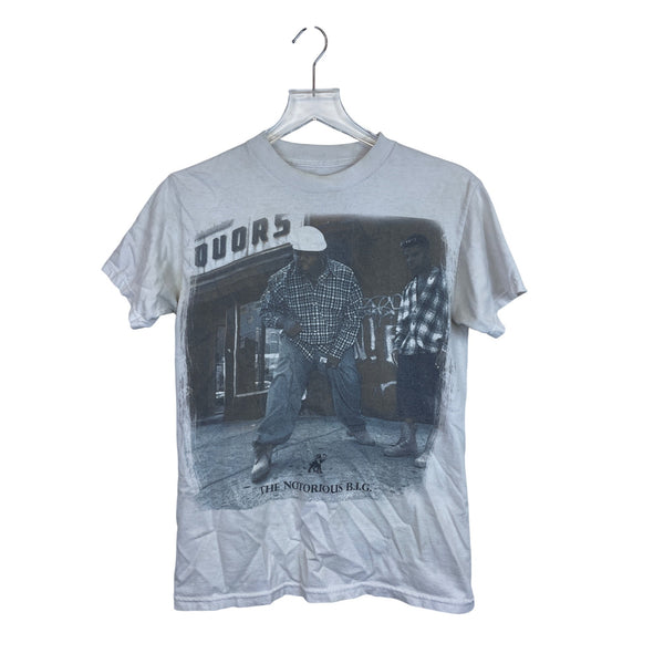 Brooklyn Mint Mens White 100% Cotton Notorious B.I.G. Graphic T-Shirt S Streetwear