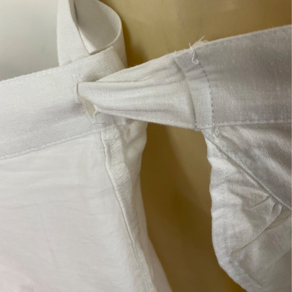 Aerie Women's White Wrap Ruffled Mini Skirt With Tie Waist Sz M - New