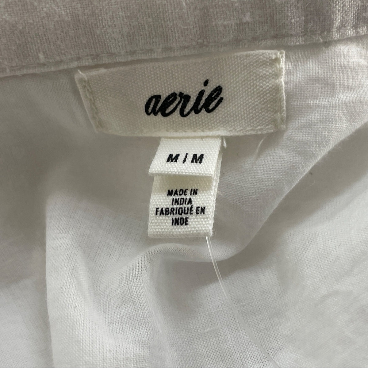 Aerie Women's White Wrap Ruffled Mini Skirt With Tie Waist Sz M - New