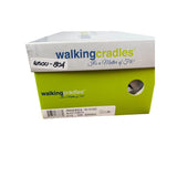 Walking Cradles Womens Black Nubuck Francesca Flat Shoes 8.5
