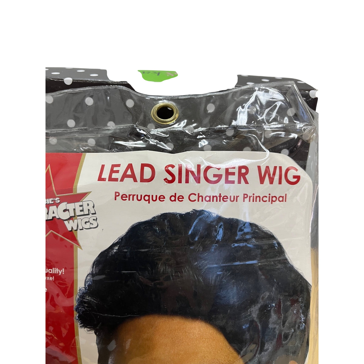 Rubies Black Character Costume Wig Lead Singer Deluxe Washable Adult Size