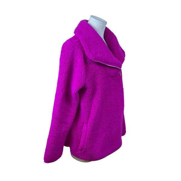 Talbots Pink Women’s Pullover Half Zip Soft Warm Long Sleeve Jacket Size M