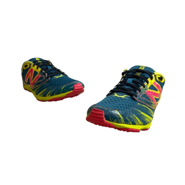 New Balance Blue Yellow Kick Xc 100 V2 Rev Lite Spike Shoes Sz 8 - NWOB