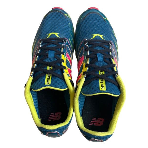 New Balance Blue Yellow Kick Xc 100 V2 Rev Lite Spike Shoes Sz 8 - NWOB