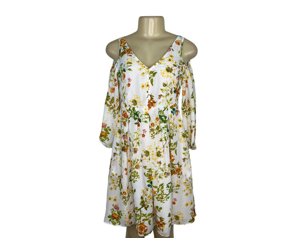 Disney Alice In Wonderland Floral Off-Shoulder Dress Size XS