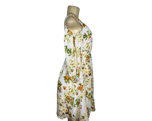 Disney Alice In Wonderland Floral Off-Shoulder Dress Size XS