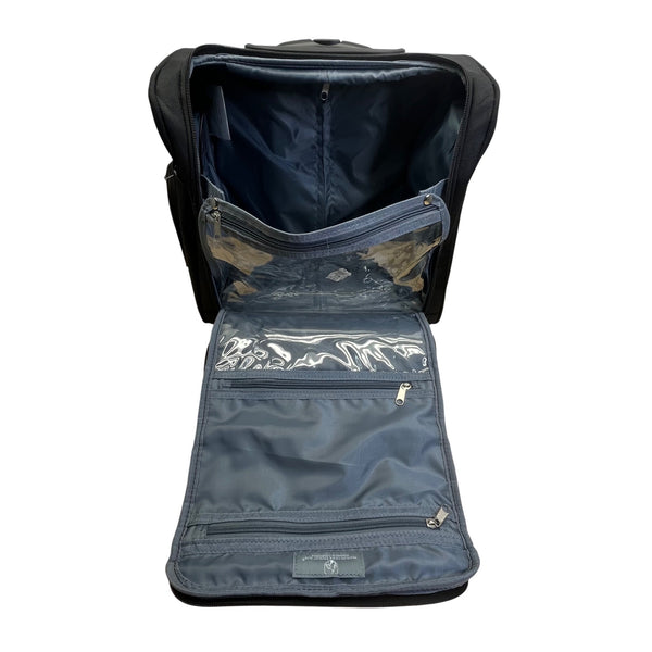 Travelers TPRC Black 2-In-1 Rolling Carry-On Bag With USB Port