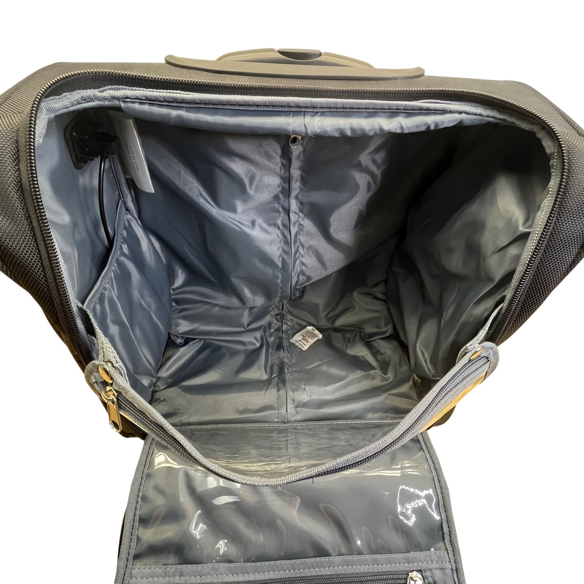 Travelers TPRC Black 2-In-1 Rolling Carry-On Bag With USB Port