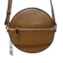 BP Women’s Camel Brown Adjustable Strap Zipper Pockets Round Crossbody Bag Sz M